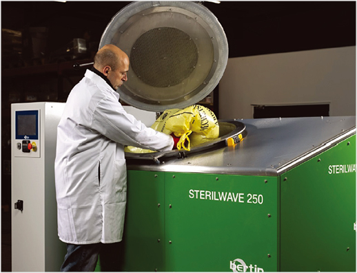 感染性医療廃棄物無害化装置 ステリィウエイブ