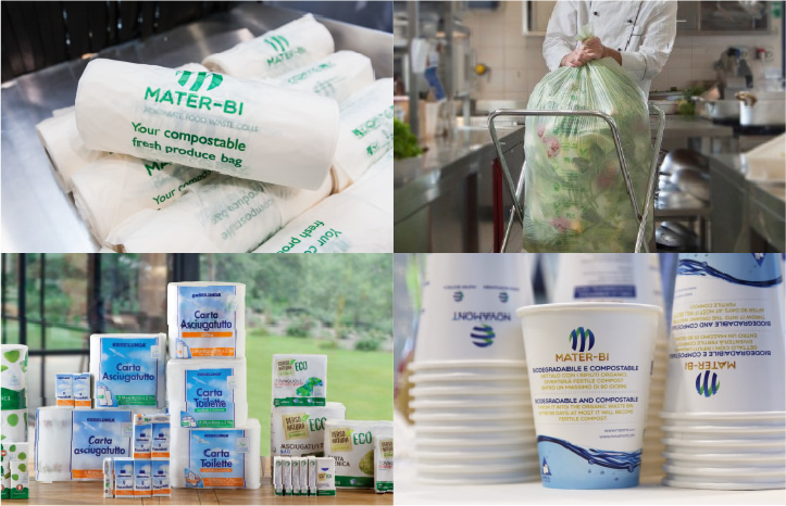 生分解性プラスチック　Mater-Bi(マタビー)